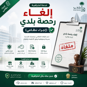 إلغاء رخصة بلدي