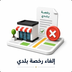 إلغاء رخصة بلدي